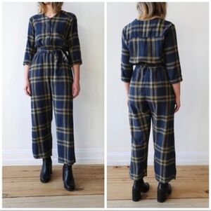 Ace & Jig Jacob Plaid Jumpsuit Large